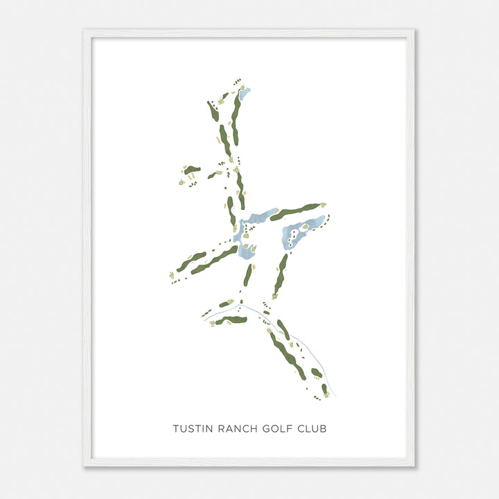Print of Tustin Ranch Golf Club Modern Map
