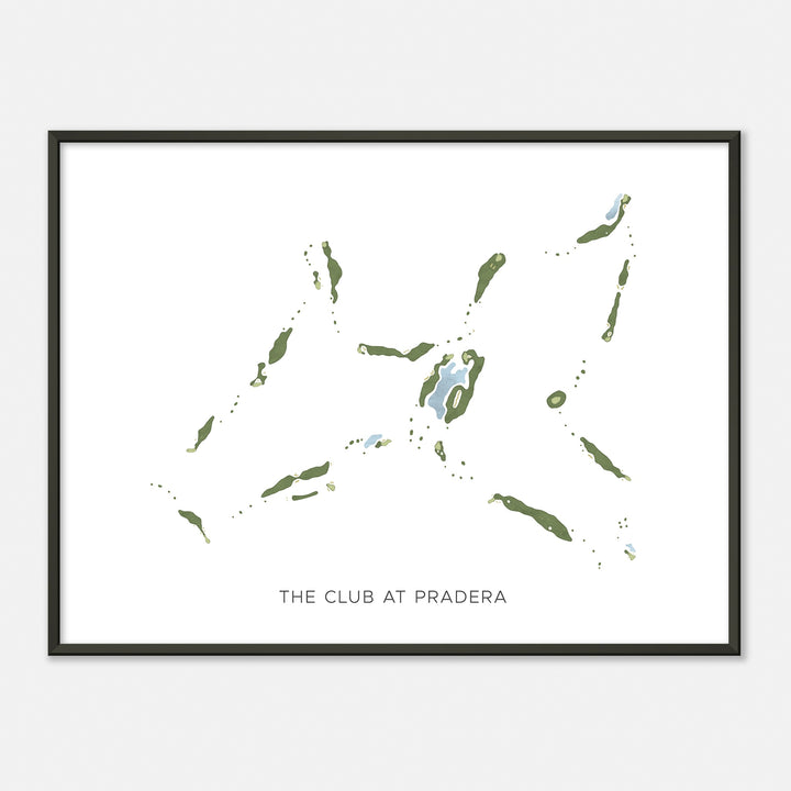 Print of The Club At Pradera Modern Map
