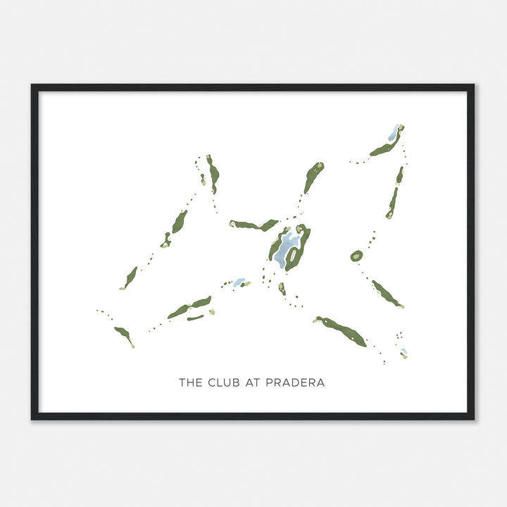 Print of The Club At Pradera Modern Map