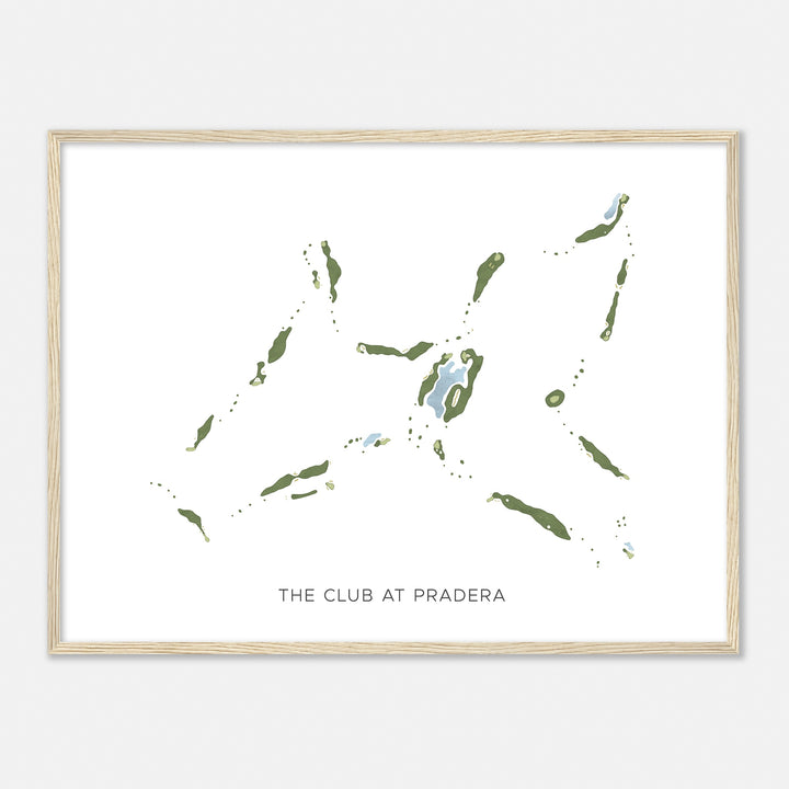 Print of The Club At Pradera Modern Map