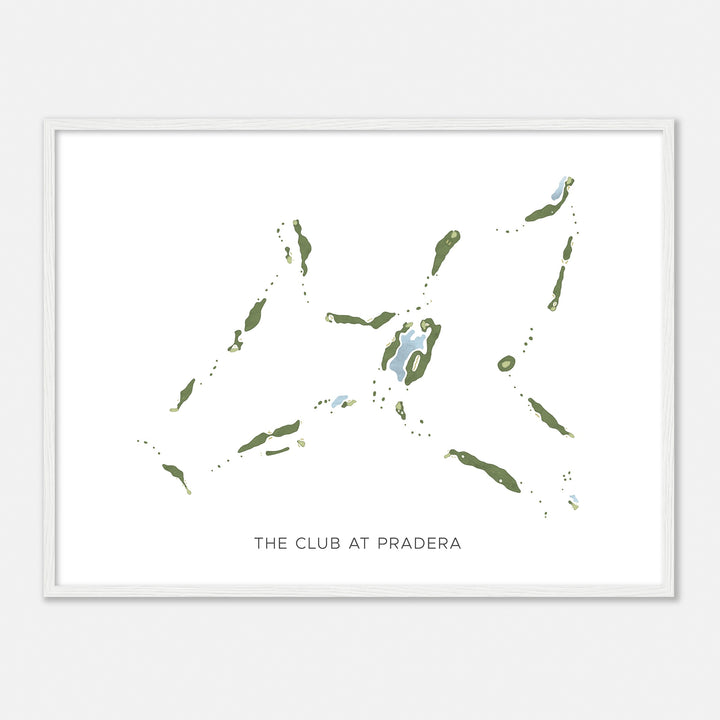 Print of The Club At Pradera Modern Map