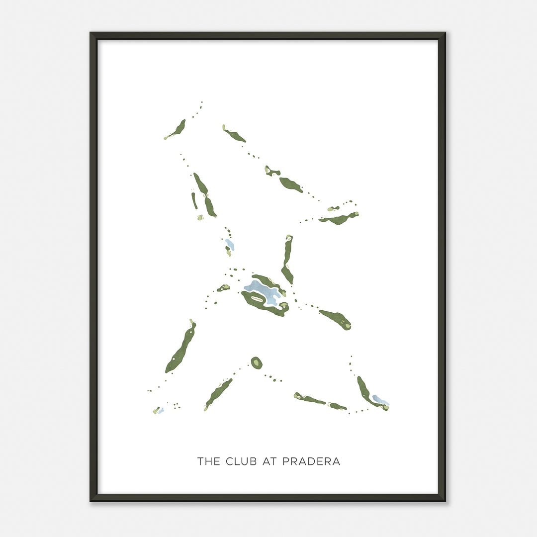 Print of The Club At Pradera Modern Map