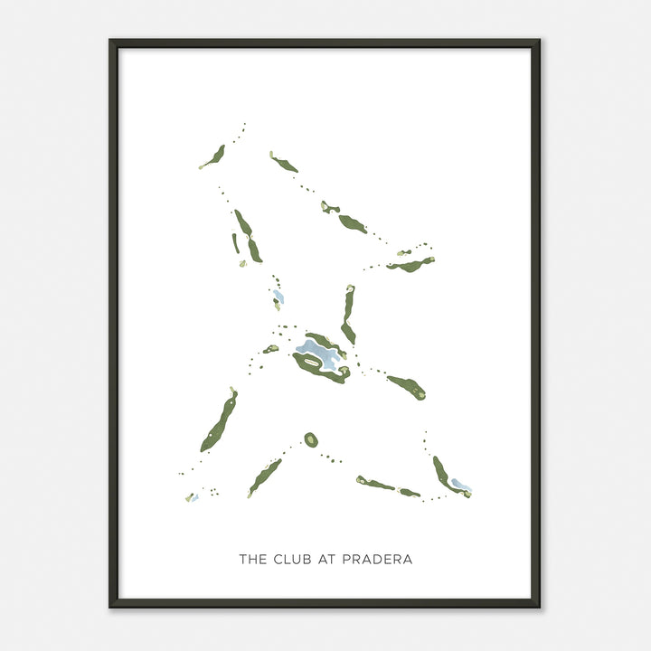 Print of The Club At Pradera Modern Map