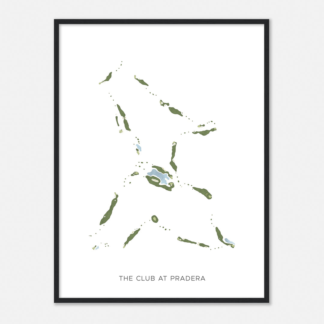 Print of The Club At Pradera Modern Map