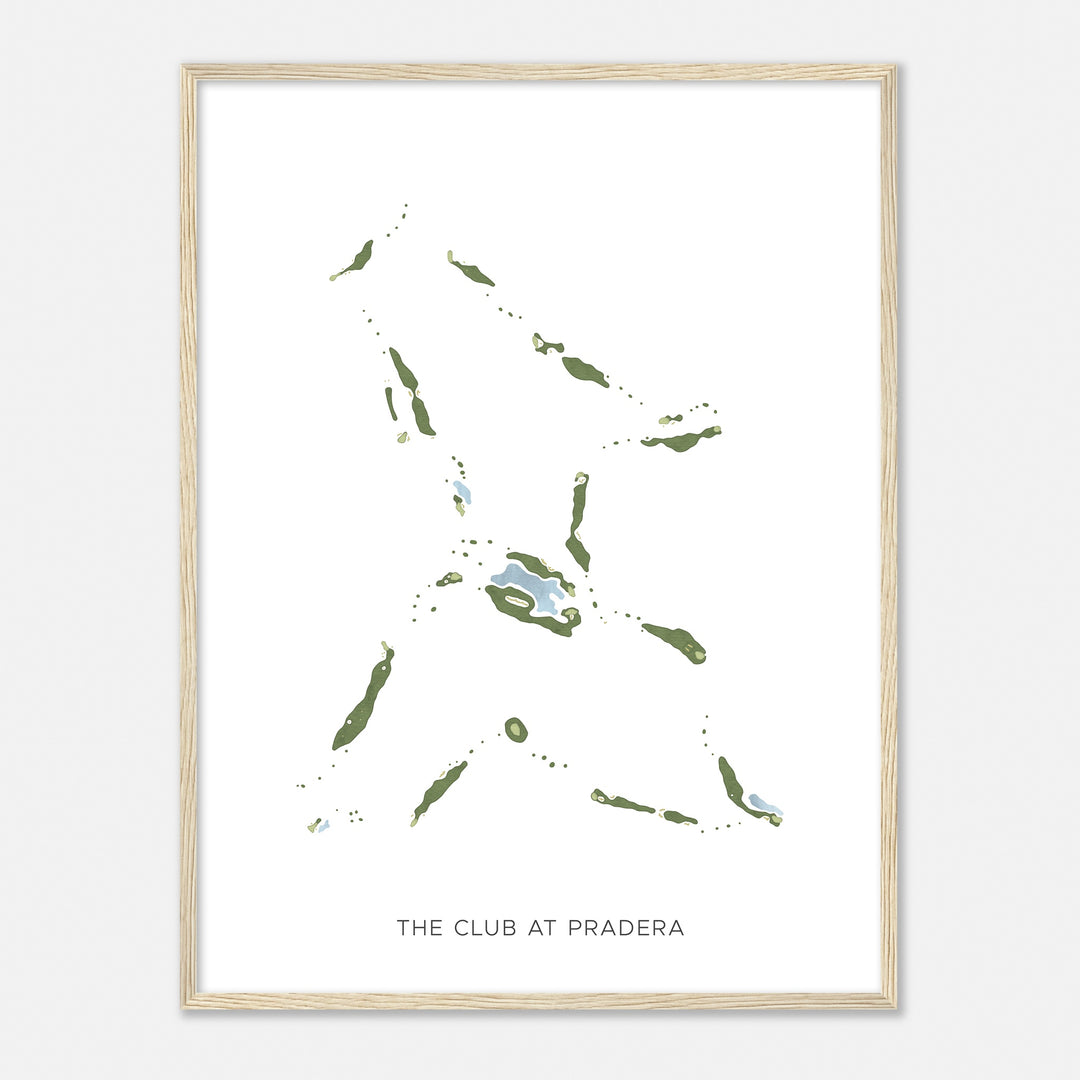 Print of The Club At Pradera Modern Map