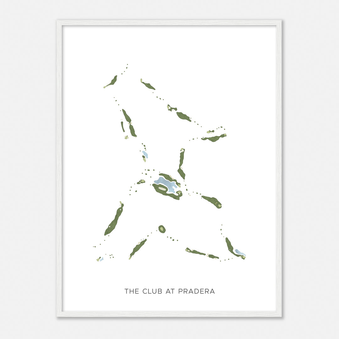 Print of The Club At Pradera Modern Map