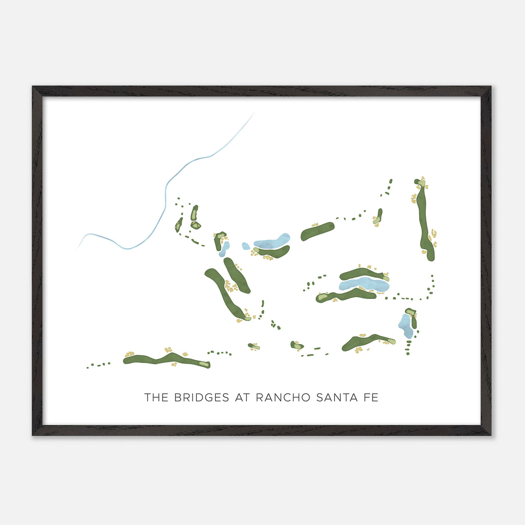 Print of The Bridges At Rancho Santa Fe Modern Map