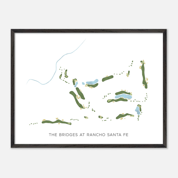 Print of The Bridges At Rancho Santa Fe Modern Map