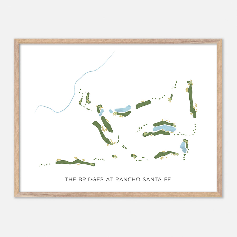 Print of The Bridges At Rancho Santa Fe Modern Map