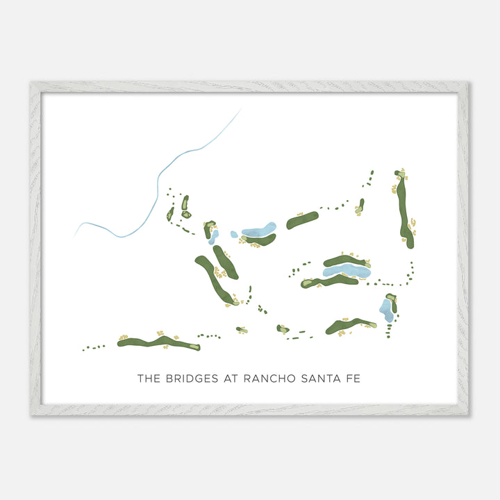Print of The Bridges At Rancho Santa Fe Modern Map
