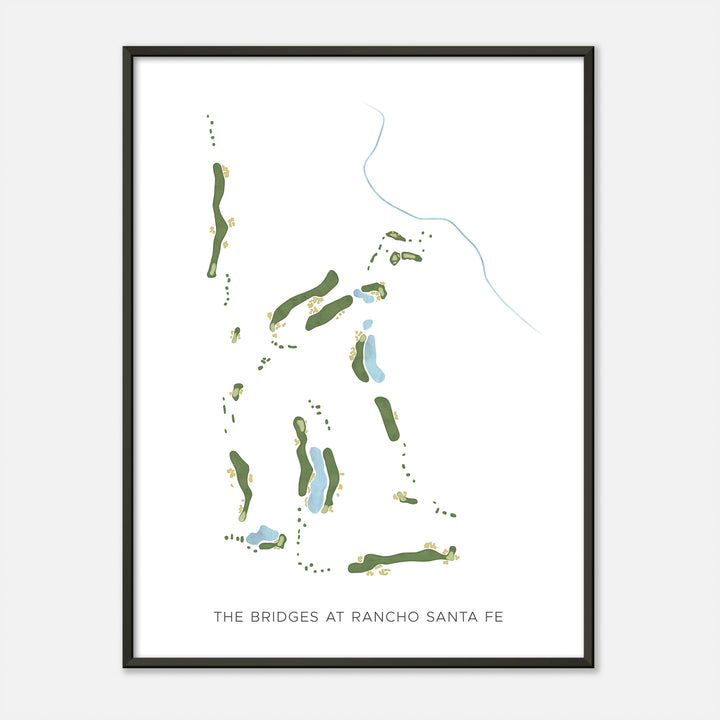 Print of The Bridges At Rancho Santa Fe Modern Map