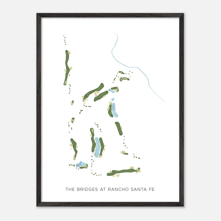 Print of The Bridges At Rancho Santa Fe Modern Map
