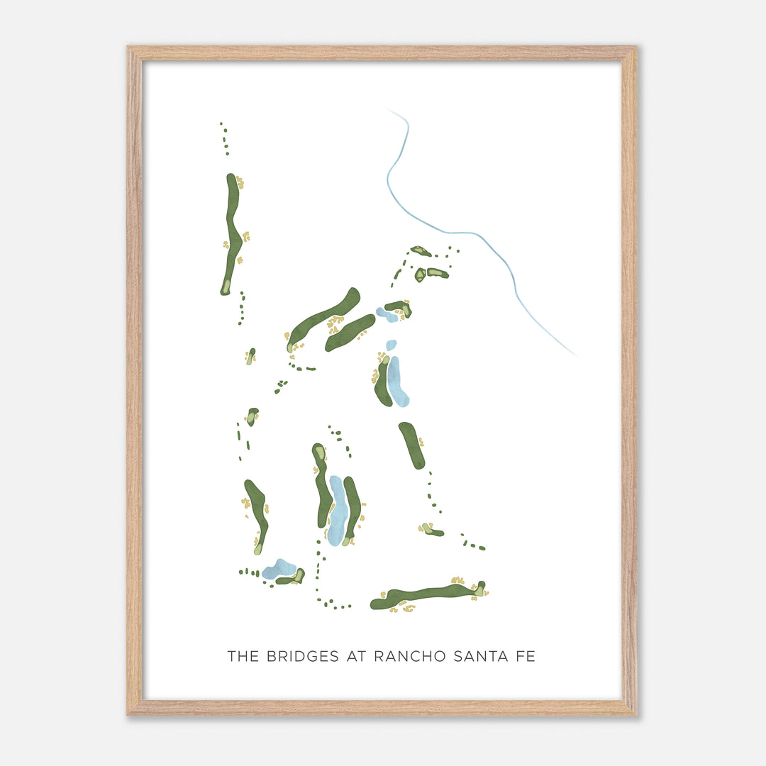 Print of The Bridges At Rancho Santa Fe Modern Map