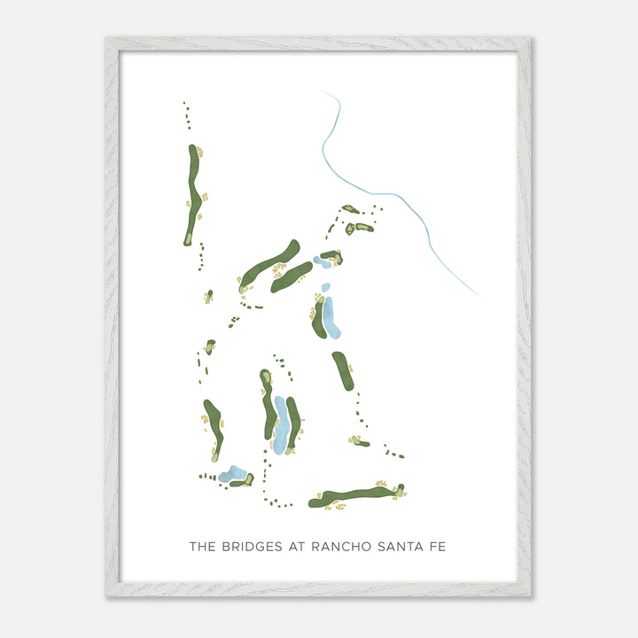 Print of The Bridges At Rancho Santa Fe Modern Map