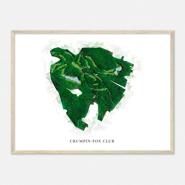 Print of Crumpin-Fox Club Classic Map