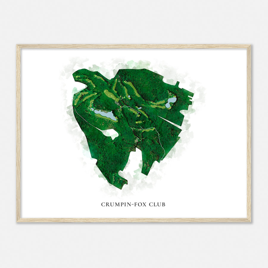 Print of Crumpin-Fox Club Classic Map