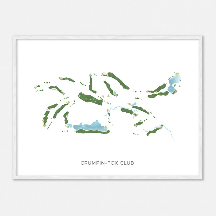 Print of Crumpin-Fox Club Modern Map