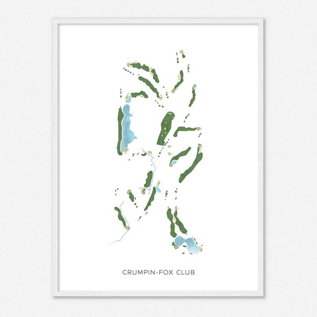 Print of Crumpin-Fox Club Modern Map