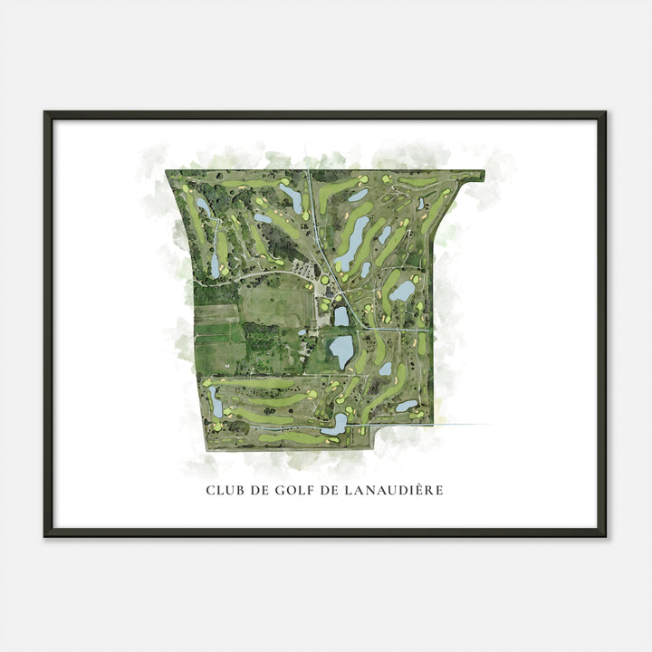 Print of Club De Golf De Lanaudière Classic Map