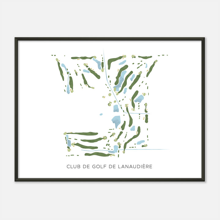 Print of Club De Golf De Lanaudière Modern Map