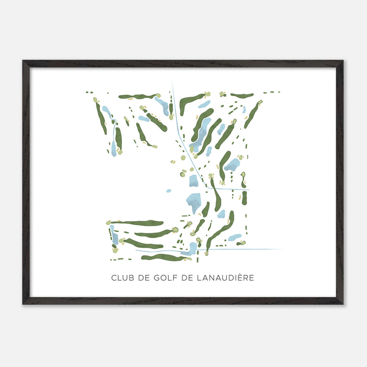 Print of Club De Golf De Lanaudière Modern Map