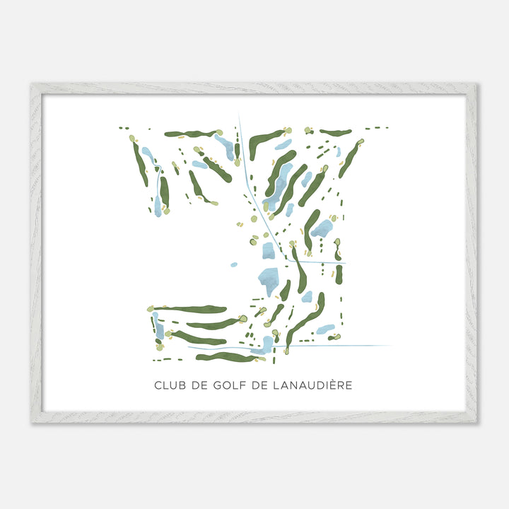 Print of Club De Golf De Lanaudière Modern Map
