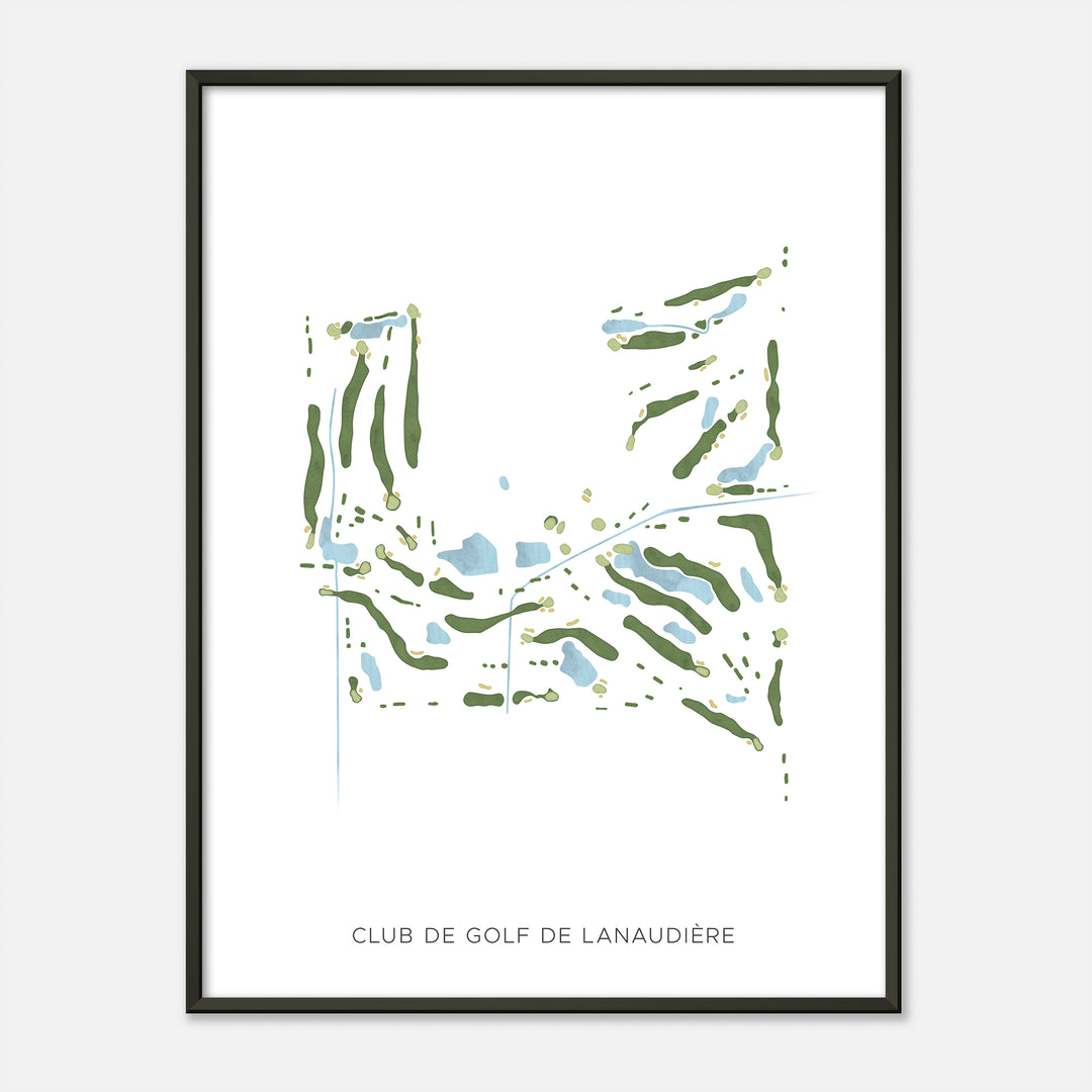 Club de Golf de Lanaudière, Canada - Modern Map