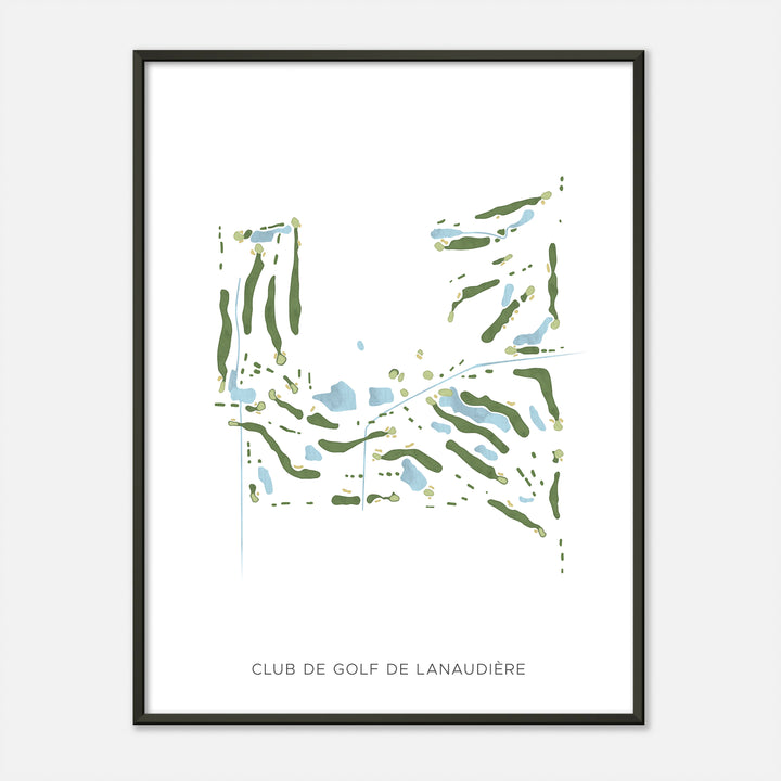 Club de Golf de Lanaudière, Canada - Modern Map