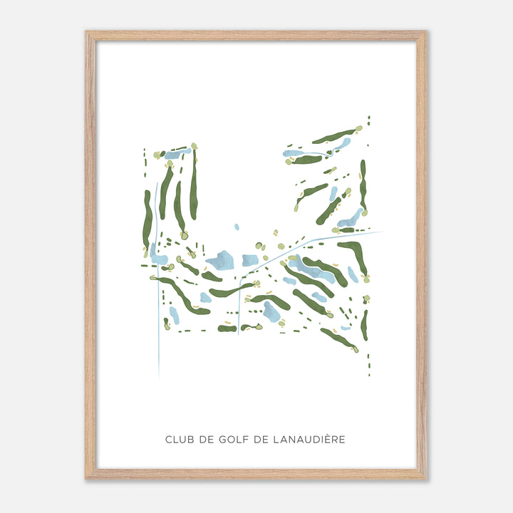 Club de Golf de Lanaudière, Canada - Modern Map