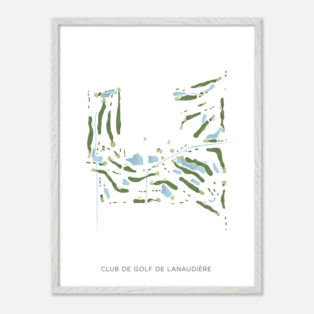 Club de Golf de Lanaudière, Canada - Modern Map