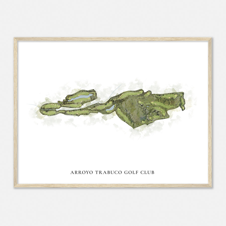 Print of Arroyo Trabuco Golf Club Classic Map