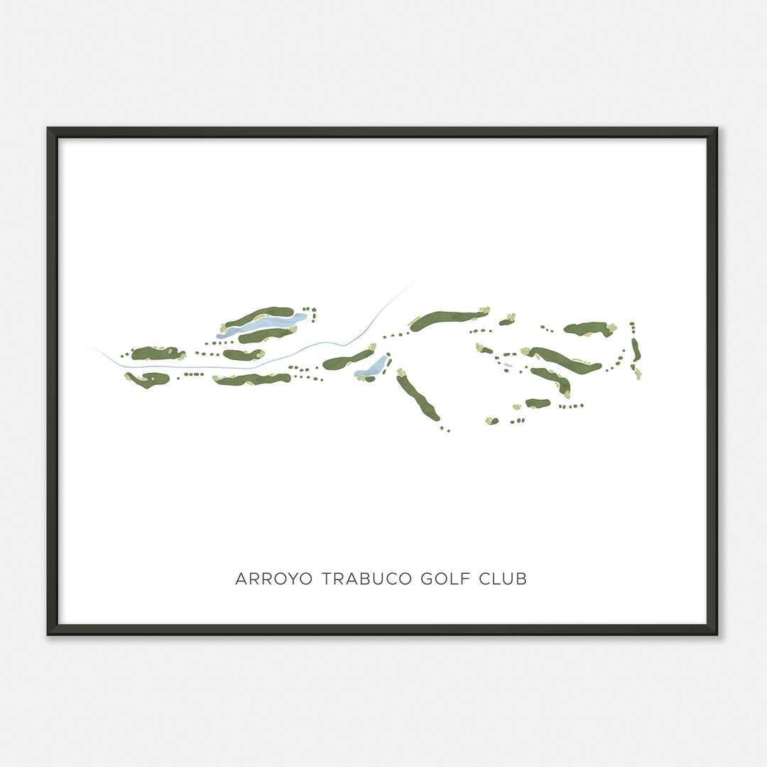 Print of Arroyo Trabuco Golf Club Modern Map