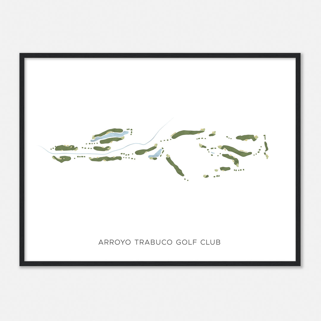 Print of Arroyo Trabuco Golf Club Modern Map