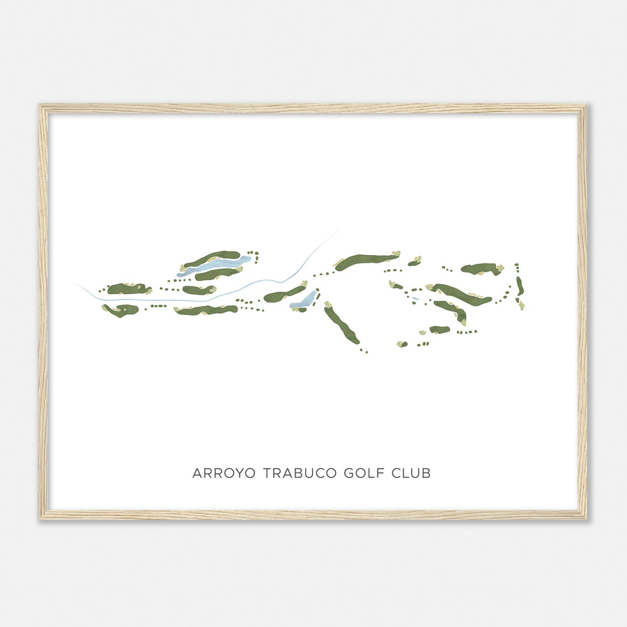 Print of Arroyo Trabuco Golf Club Modern Map