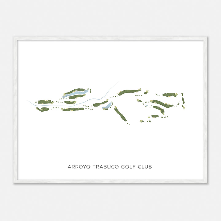 Print of Arroyo Trabuco Golf Club Modern Map