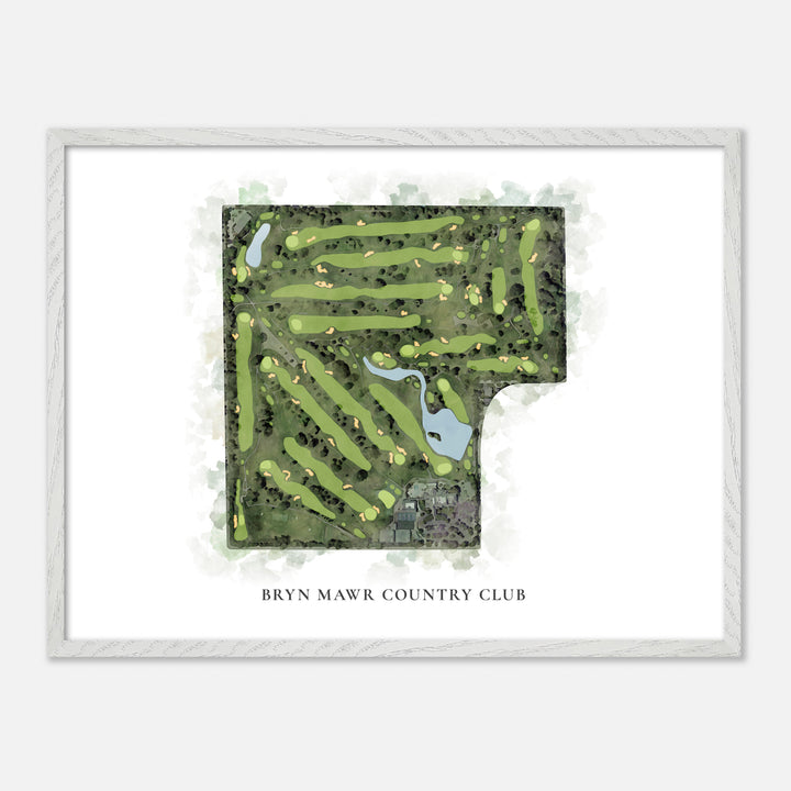 Print of Bryn Mawr Country Club Classic Map