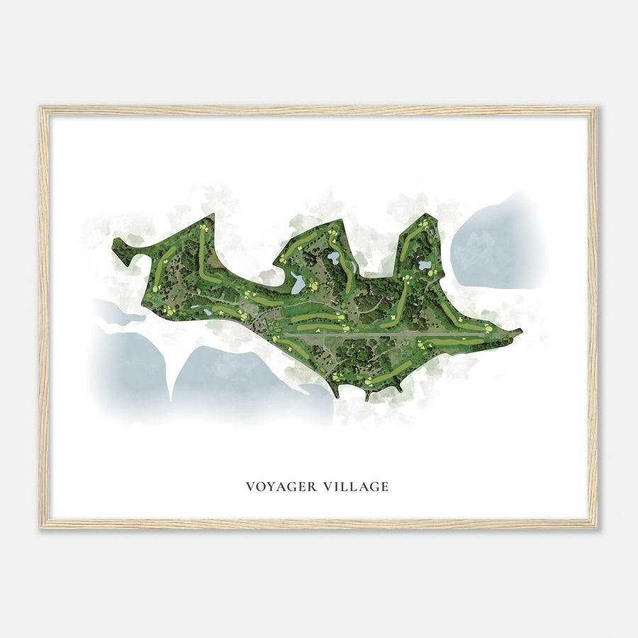 Print of Voyager Village Classic Map