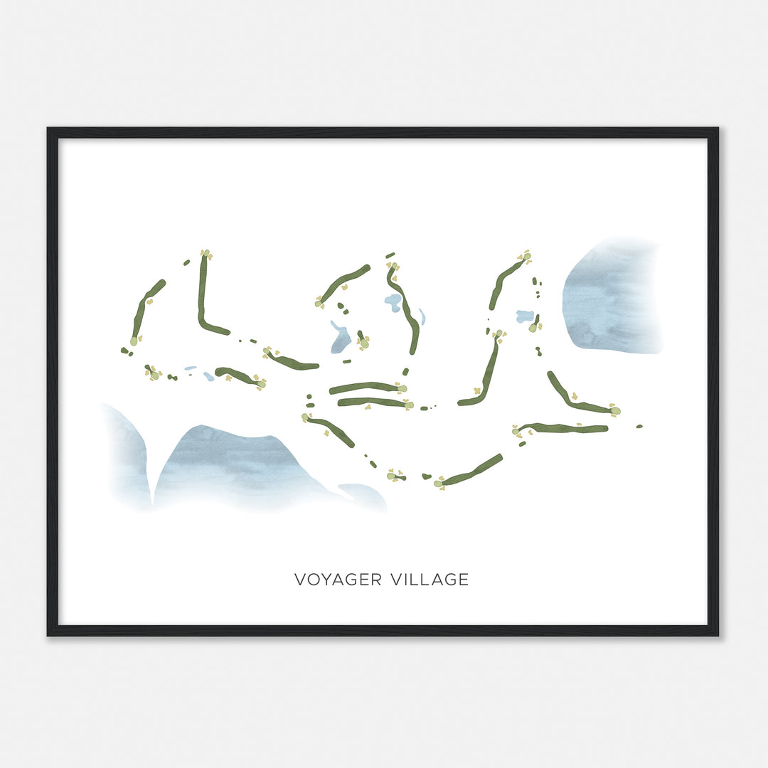 Print of Voyager Village Modern Map