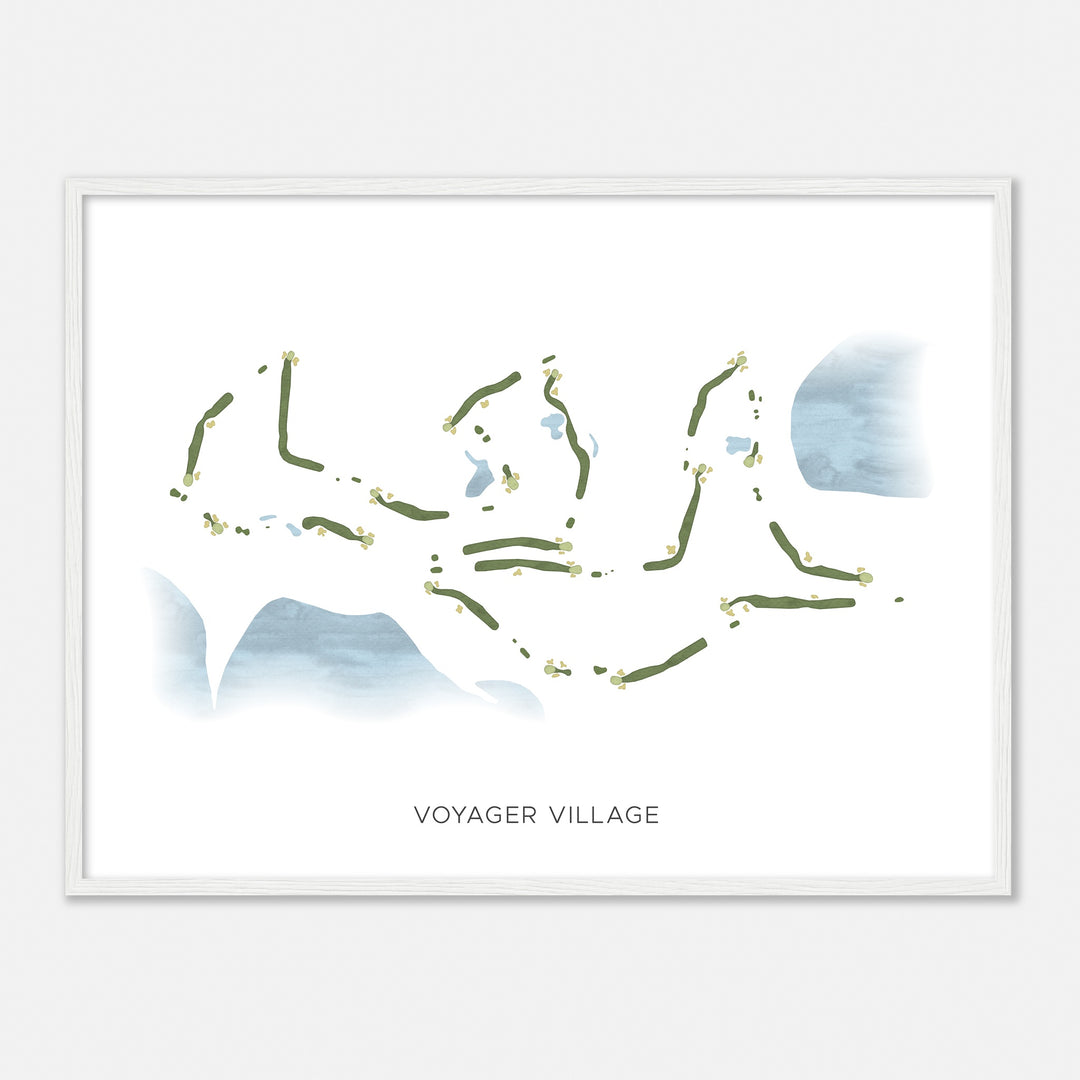 Print of Voyager Village Modern Map