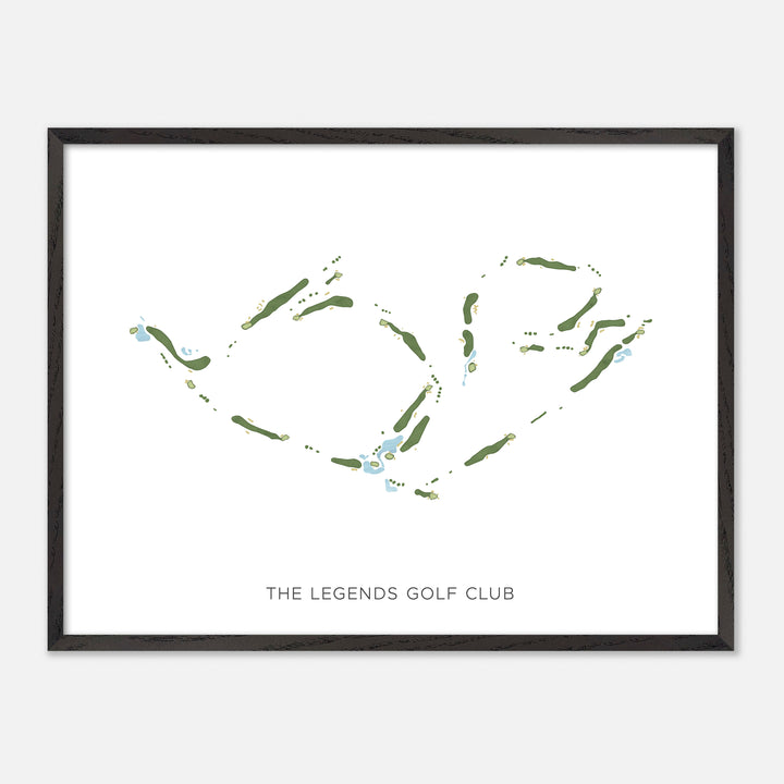 Print of The Legends Golf Club Modern Map