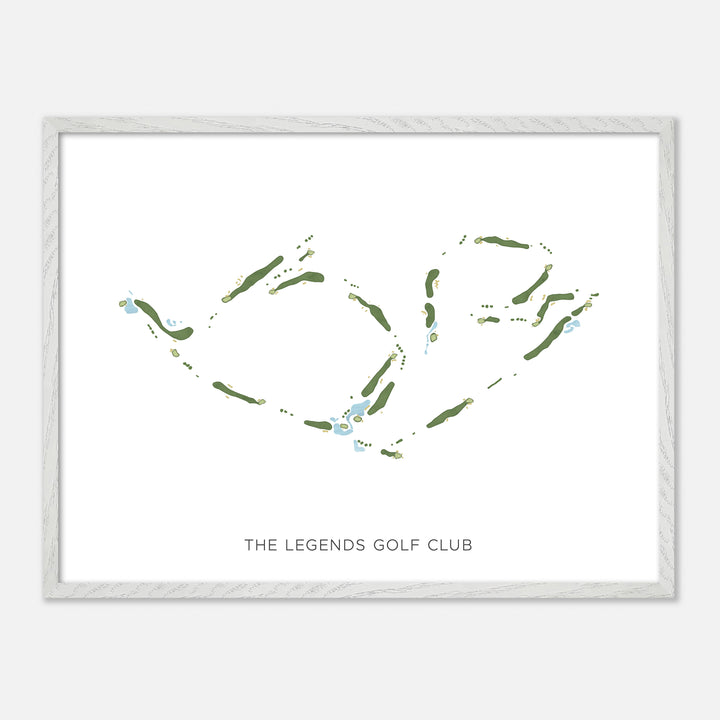 Print of The Legends Golf Club Modern Map