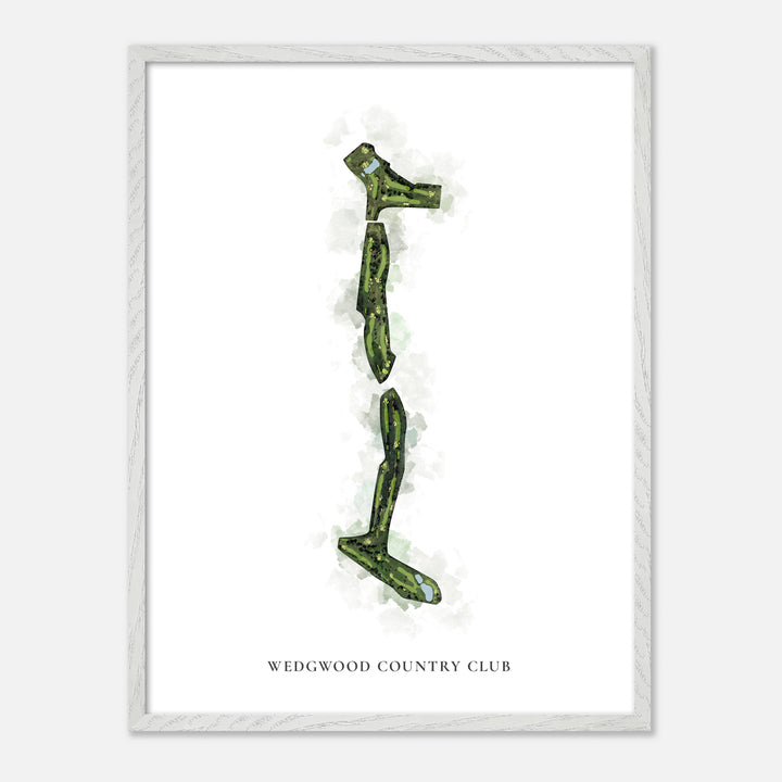 Print of Wedgwood Country Club Classic Map