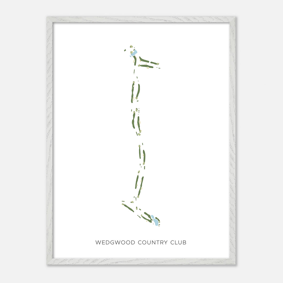 Print of Wedgwood Country Club Modern Map