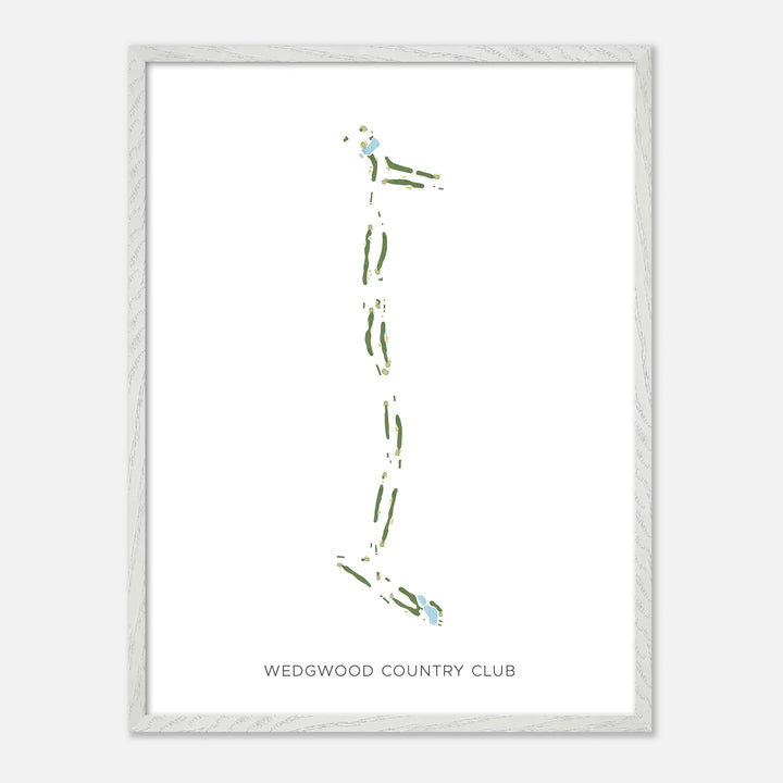 Print of Wedgwood Country Club Modern Map