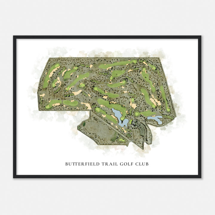 Print of Butterfield Trail Golf Club Classic Map