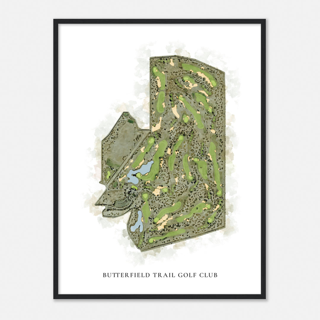 Print of Butterfield Trail Golf Club Classic Map