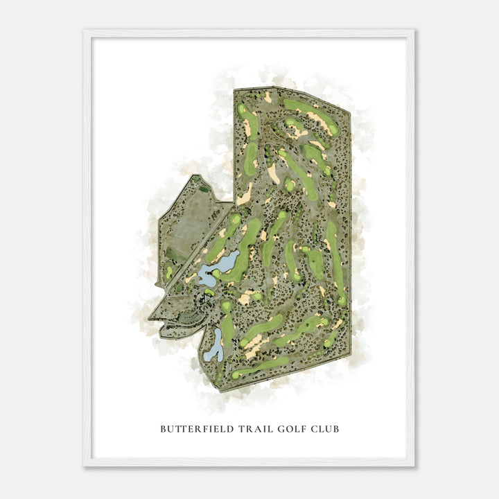 Print of Butterfield Trail Golf Club Classic Map