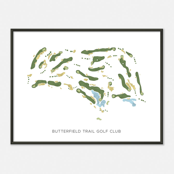 Print of Butterfield Trail Golf Club Modern Map