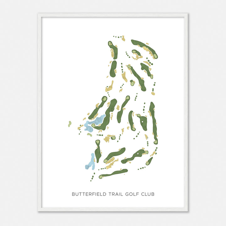 Print of Butterfield Trail Golf Club Modern Map