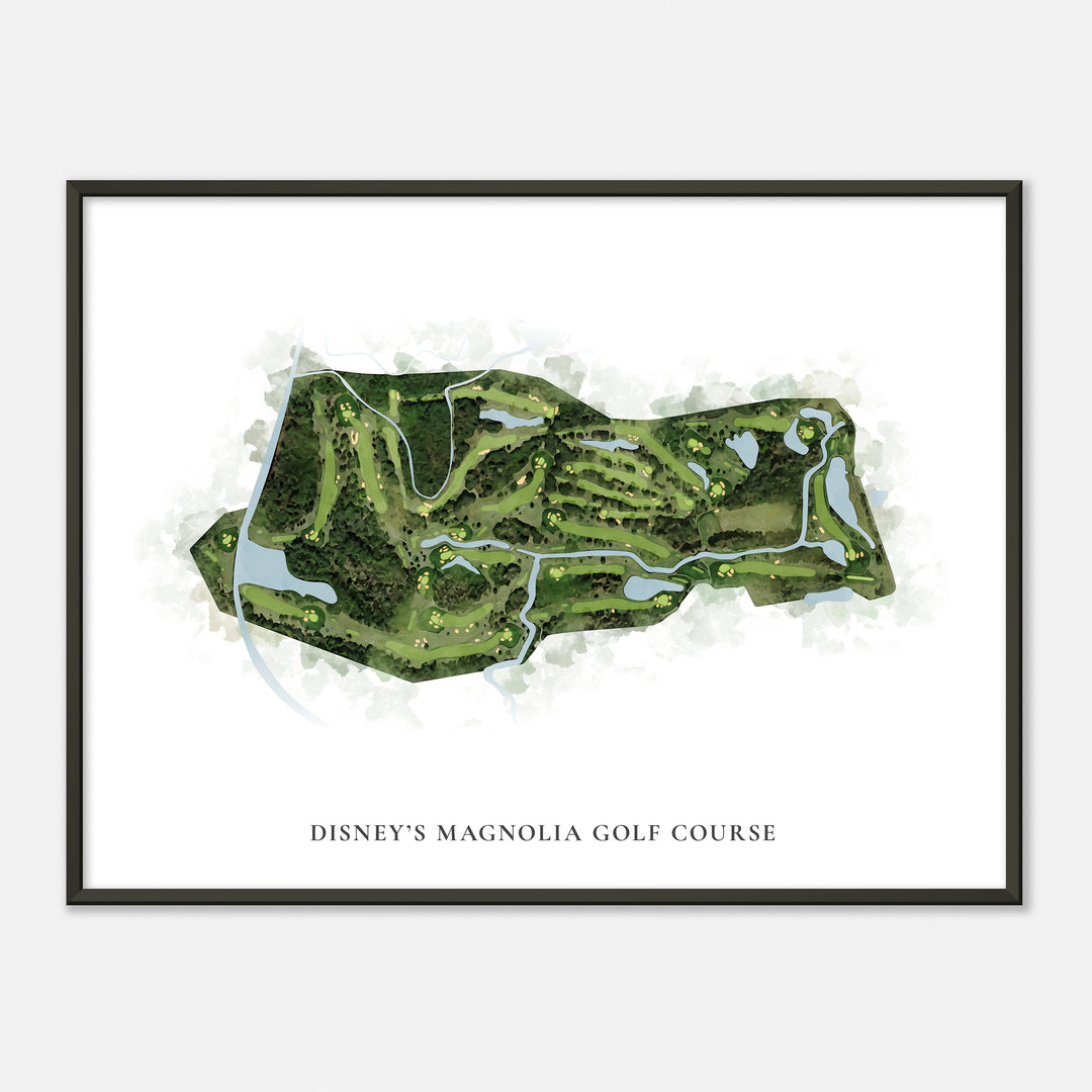 Print of Disney'S Magnolia Golf Course Classic Map